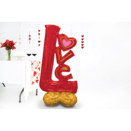 Airloonz - BIG LOVE Red - A73 x 147 cm