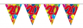 Vlaggenlijn, Slinger Balloons 20 Jaar /10Mtr