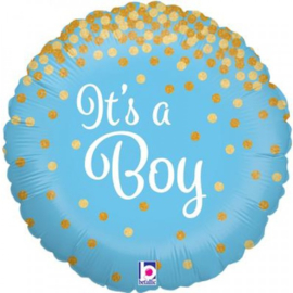 It's A Boy Glittering Holographic - 45cm Artikelnr: 36587