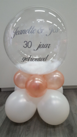 bubble ballon met tekst #1
