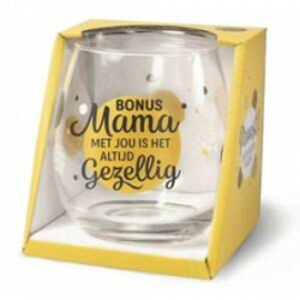 Wijn/waterglas - Bonus Mama