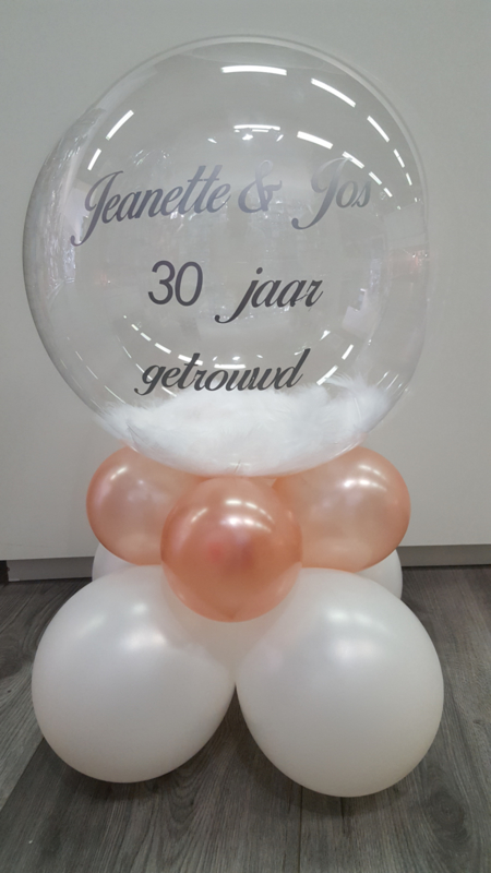 makkelijk te gebruiken Persoon belast met sportgame minstens bubble ballon met tekst #1 | bubble ballon | Feestartikelen-met-korting.nl