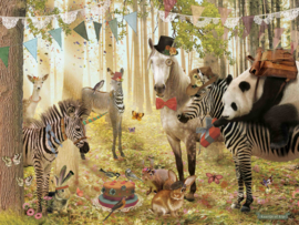 Feest in 't Bos - poster 30x40 cm