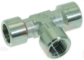Connector T 3x 1/4F