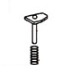 Locking pin/spring Obel/Bezzera