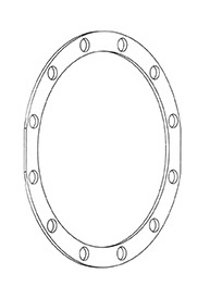 Boiler gasket teflon 12 holes E61