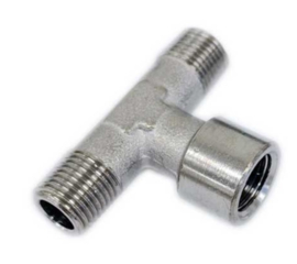 Connector T 1x1/8F 2x 1/8M