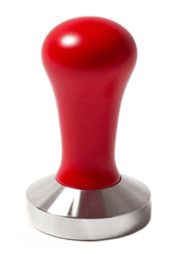 Tamper 57mm rvs/rood