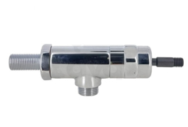 Stoom/waterkraan met push bediening Compact