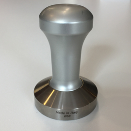 Tamper RVS 58mm zilver