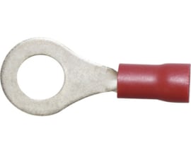 Cable lug red M6 1,0-1,5mm