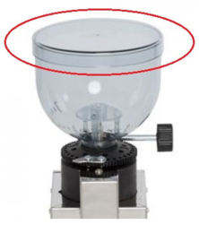 Hopper lid coffee grinder Lelit Fred