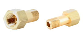 Verbindingskoppeling lang 1/8 F x 1/8 M