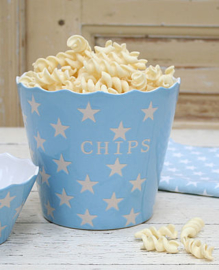 Chips bak blauw