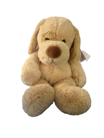 Pluche knuffel hond met grote snuit