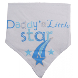 Baby bandana kwijl slabbers set van 3 stuks blauw