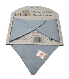 Baby bandana kwijl slabber Daddy's little star blauw