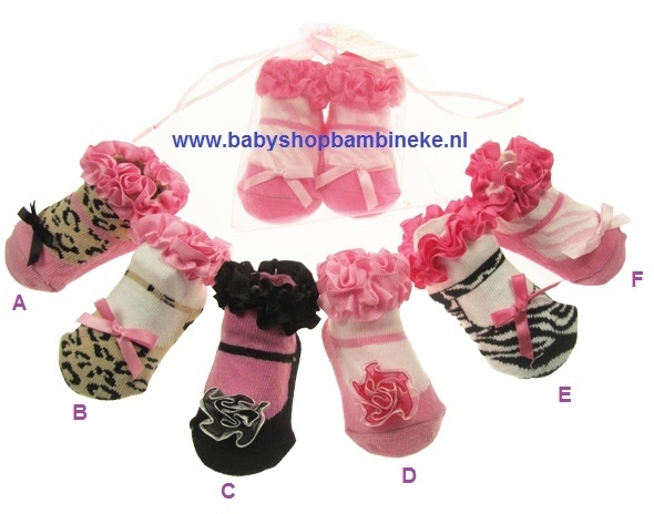 Babysokjes in balletschoentjes model van Soft Touch