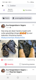 Baby schoentjes voor Eva