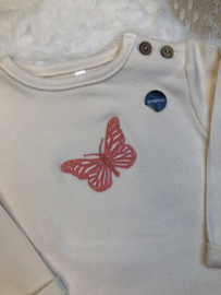 Baby shirt Vlinder maat 68