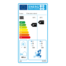 Lucht/water warmtepomp 3 kW Vaillant AroTherm Plus Upgrade VWL 35/8.1 A S2 - 230V