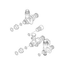 Aansluitset voor uniTOWER vaillant