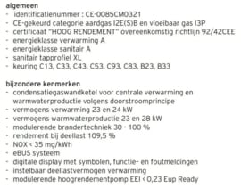 Vaillant EcoTec Pro VCW 286 (Propaan)