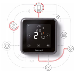 Thermostaat Honeywell Lyric T6R modulerend of aan/uit WIFI (draadloos)