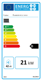 Elektrische CV-ketel 21 kW Vaillant EloBlock VE 21/14 EU I