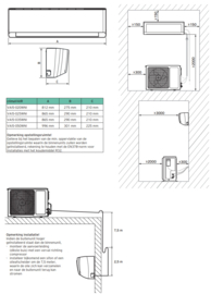 Airco voor 2 Binnen-units 4 kW - Vaillant ClimaVair