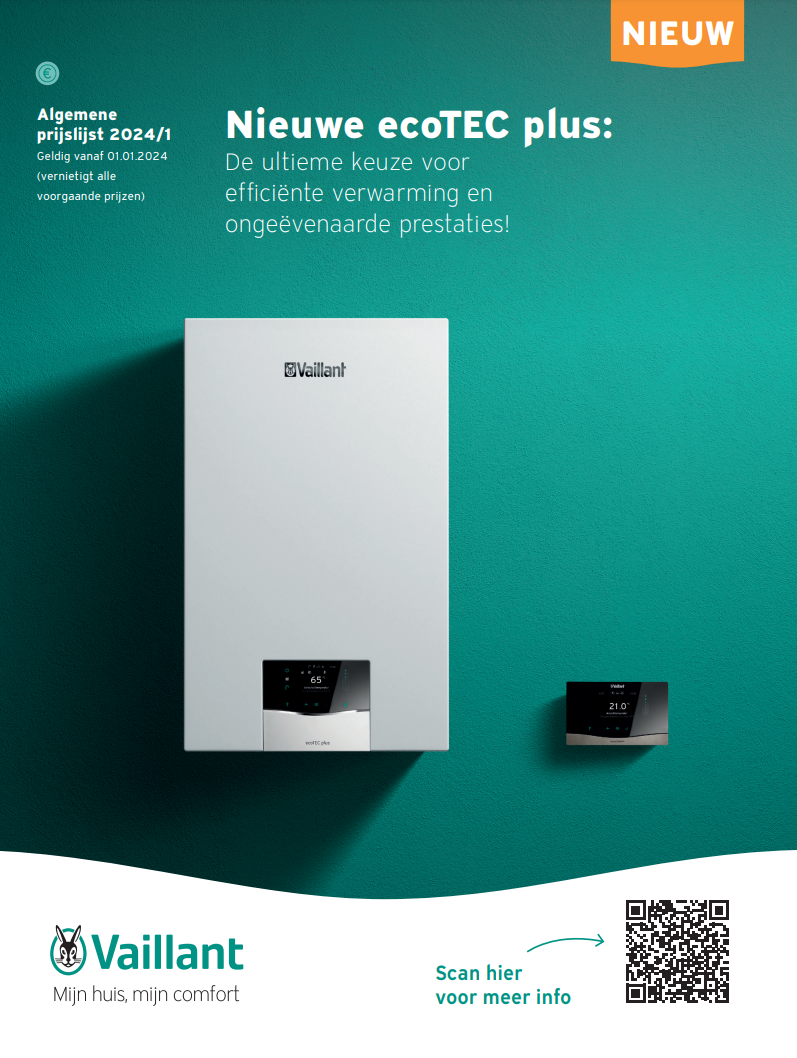 Installatie schema's Vaillant Warmtepompen