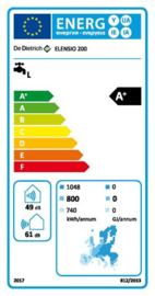 De Dietrich Elensio 200 warmtepompboiler 196L