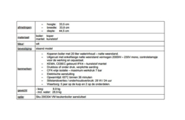 Keukenboiler 20L Inventum Q20
