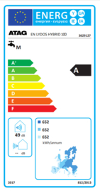Warmtepompboiler 100L Atag Lydos Hybrid 100