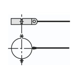 5 x Beugel 100 mm