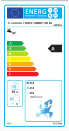 Warmtepompboiler 100L Ariston Lydos Hybrid WIFI 100 C