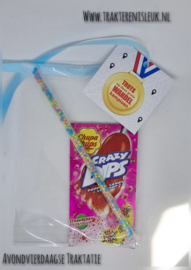 Avond 4 daagse traktaties crazy dips lolly