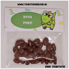 Dino poep chocolade