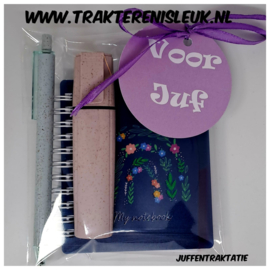 Juffen Traktatie vrolijke schrijfsetjes
