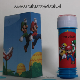 Super Mario Traktatie Tasje Met Bellenblaas