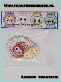 Labubu snoep ketting  armband traktatie