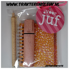 Juffen Traktatie vrolijke schrijfsetjes