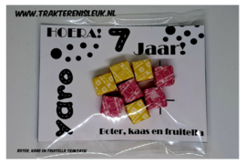 Boter kaas en  fruitella