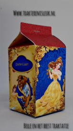 Belle en het Beest Melkpakje Traktatie motief 2