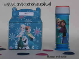 Frozen Traktatie Tasje met  bellenblaas