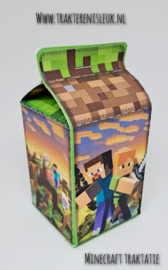 Minecraft Melkpakje Traktatie