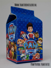 Paw Patrol traktatie melkpakje
