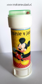 Mickey Mouse Melkpakje Traktatie  met  bellenblaas