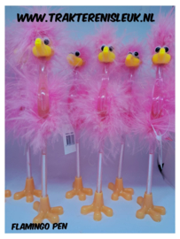 Roze Flamingo Pen Traktatie