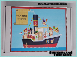 Sinterklaas  en Piet cadeau doos Traktatie